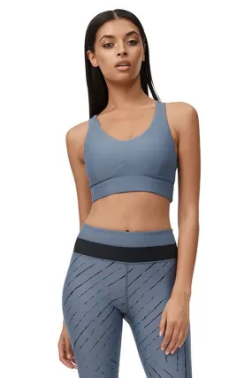 Allfenix Prana Sports Bra in Pale Blue Grey