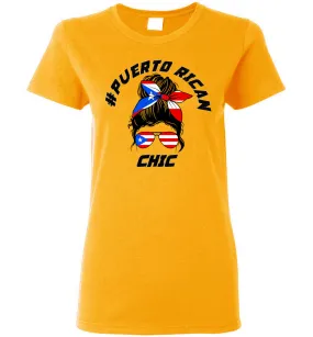 # Puerto Rican Chic Ladies T-Shirt (Small-3XL