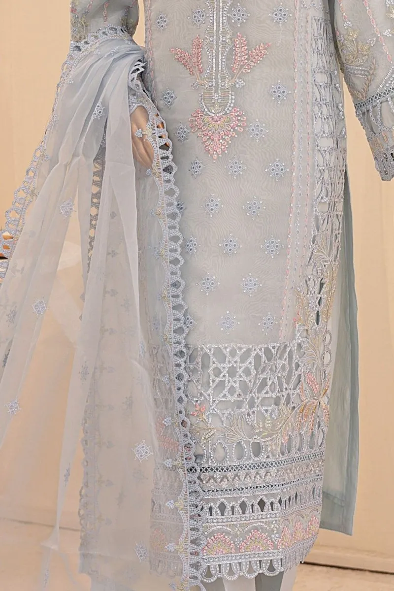 Bin Saeed Organza Party Wear Pakistani Suit BIN147