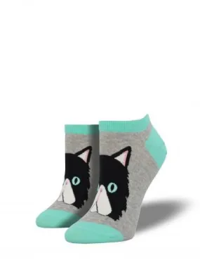 Ladies Purrfectly Persian Ped Socks