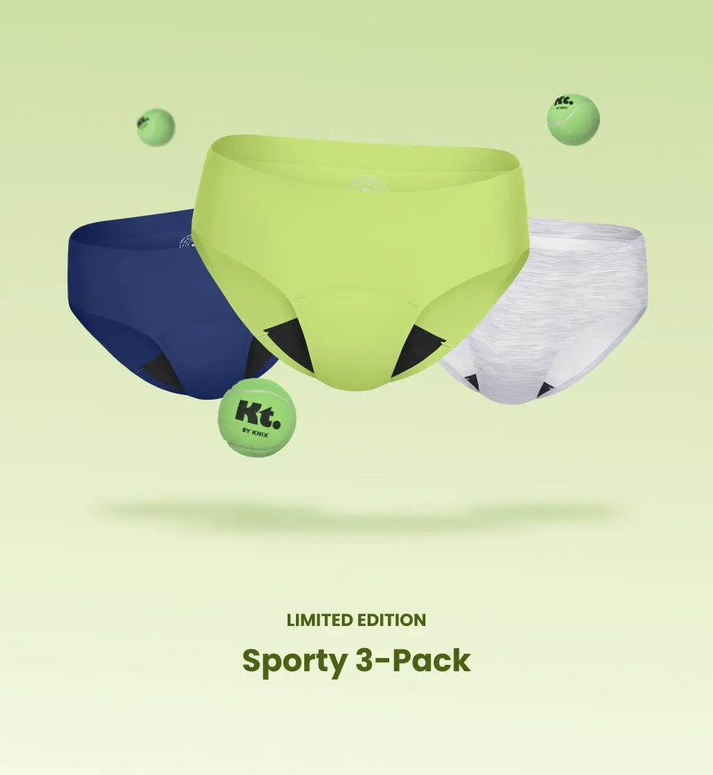 Light Leakproof No-Show Underwear Boyshort 3-Pack