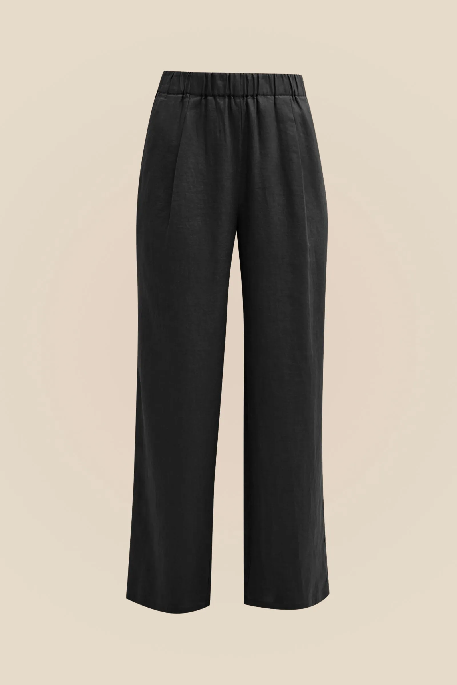 Linen Straight Trousers