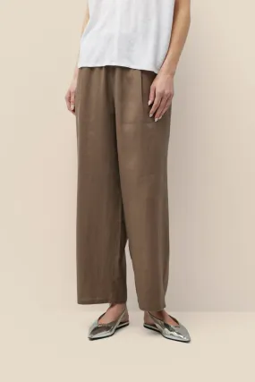 Linen Straight Trousers