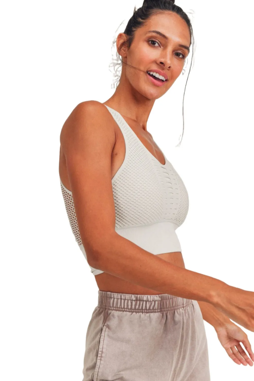 Mono B Laser Cut Sports Bra AT2249