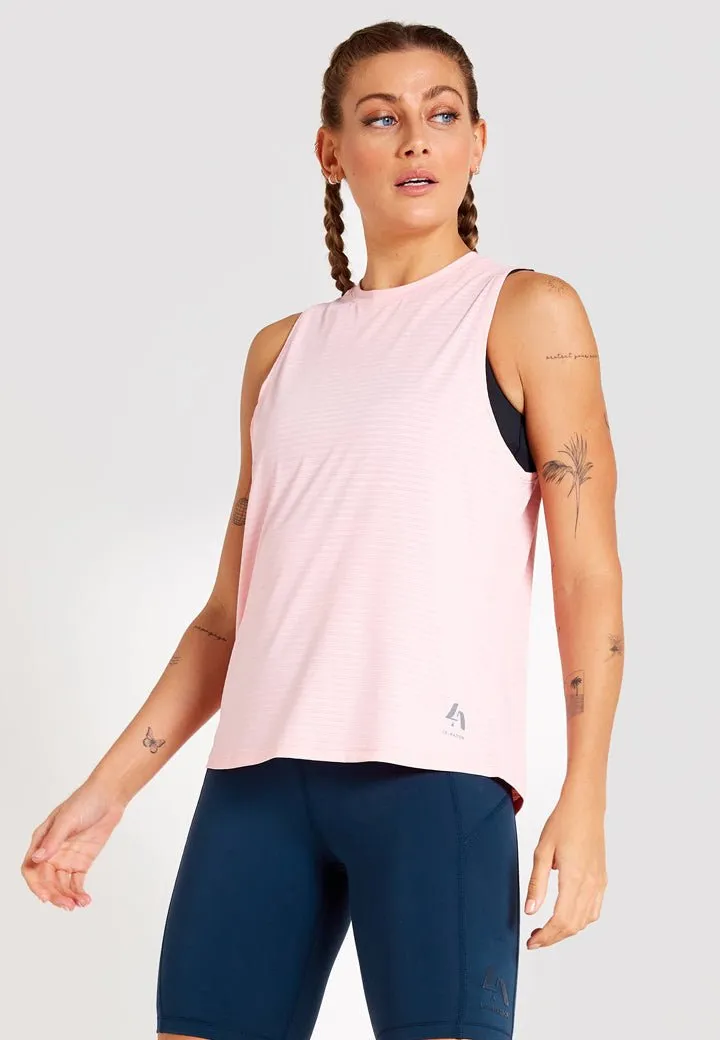 Performance High Neck Vest-Pink