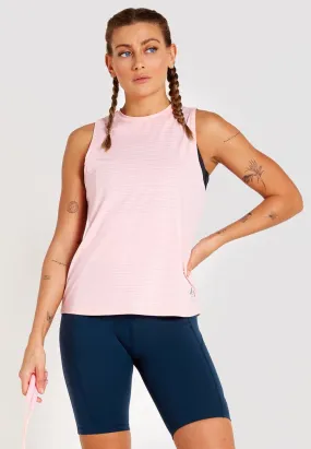 Performance High Neck Vest-Pink