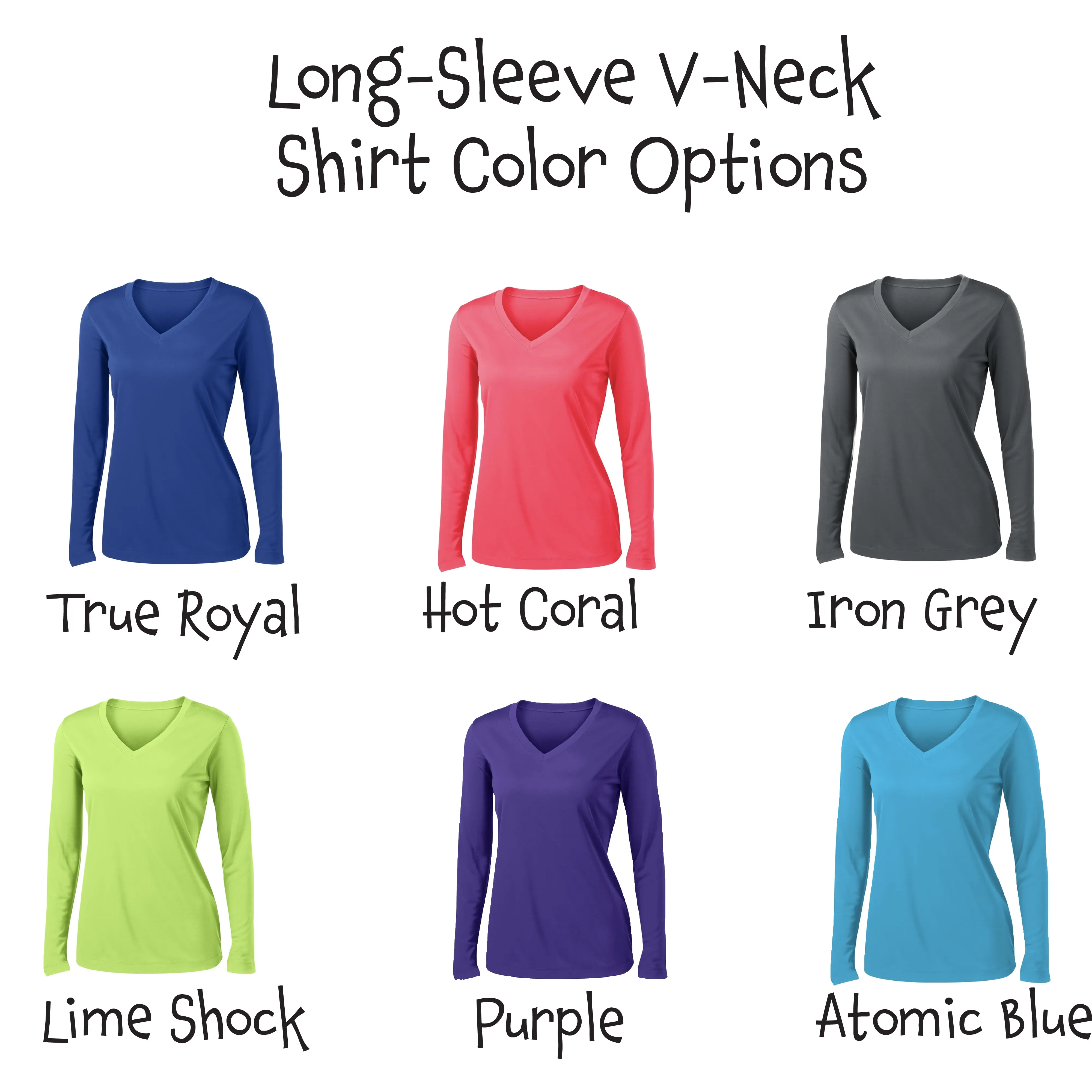 Pickleball Is Life | Women's Long Sleeve V-Neck Pickleball Shirts | 100% Polyester