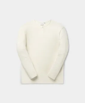 Pristine White Knit Longsleeve