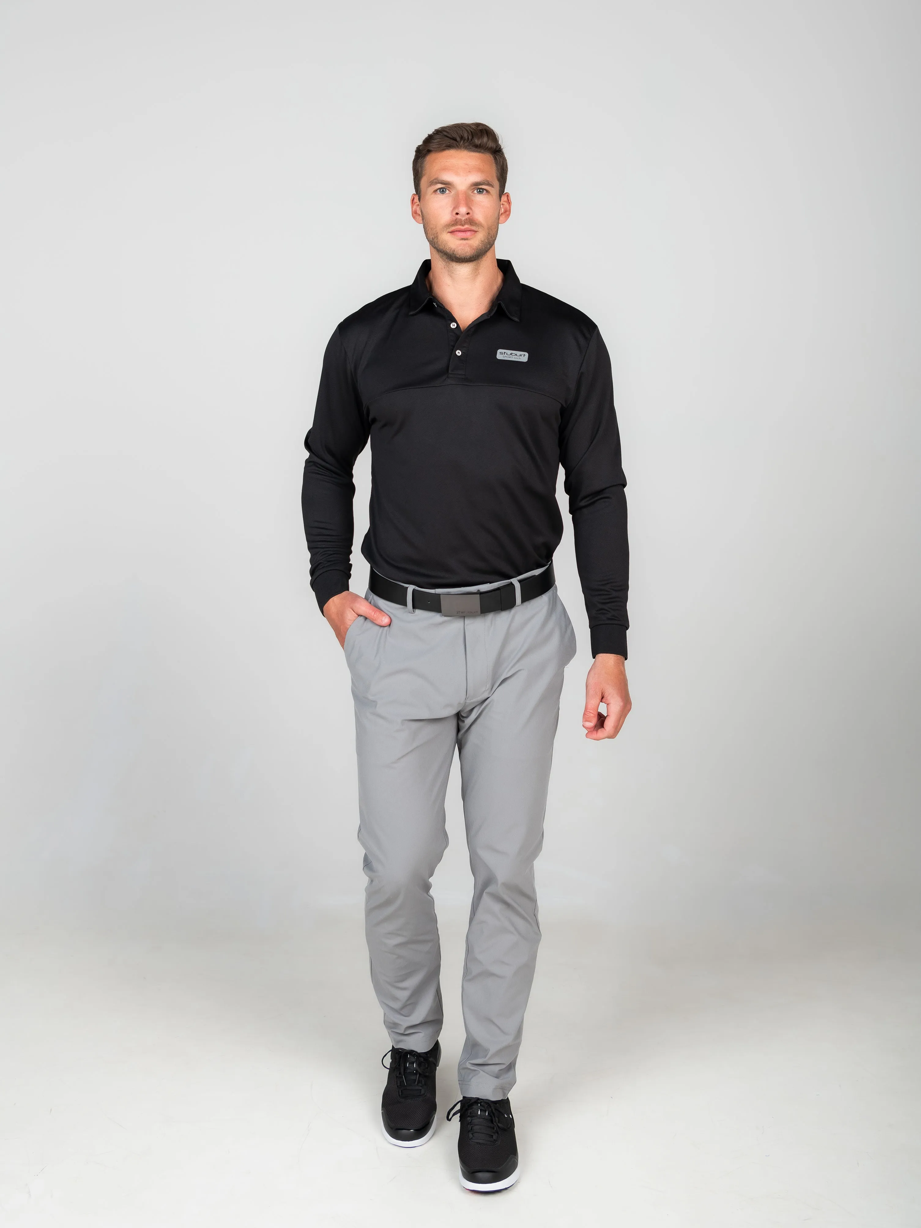 Sport-tech Long Sleeve Polo