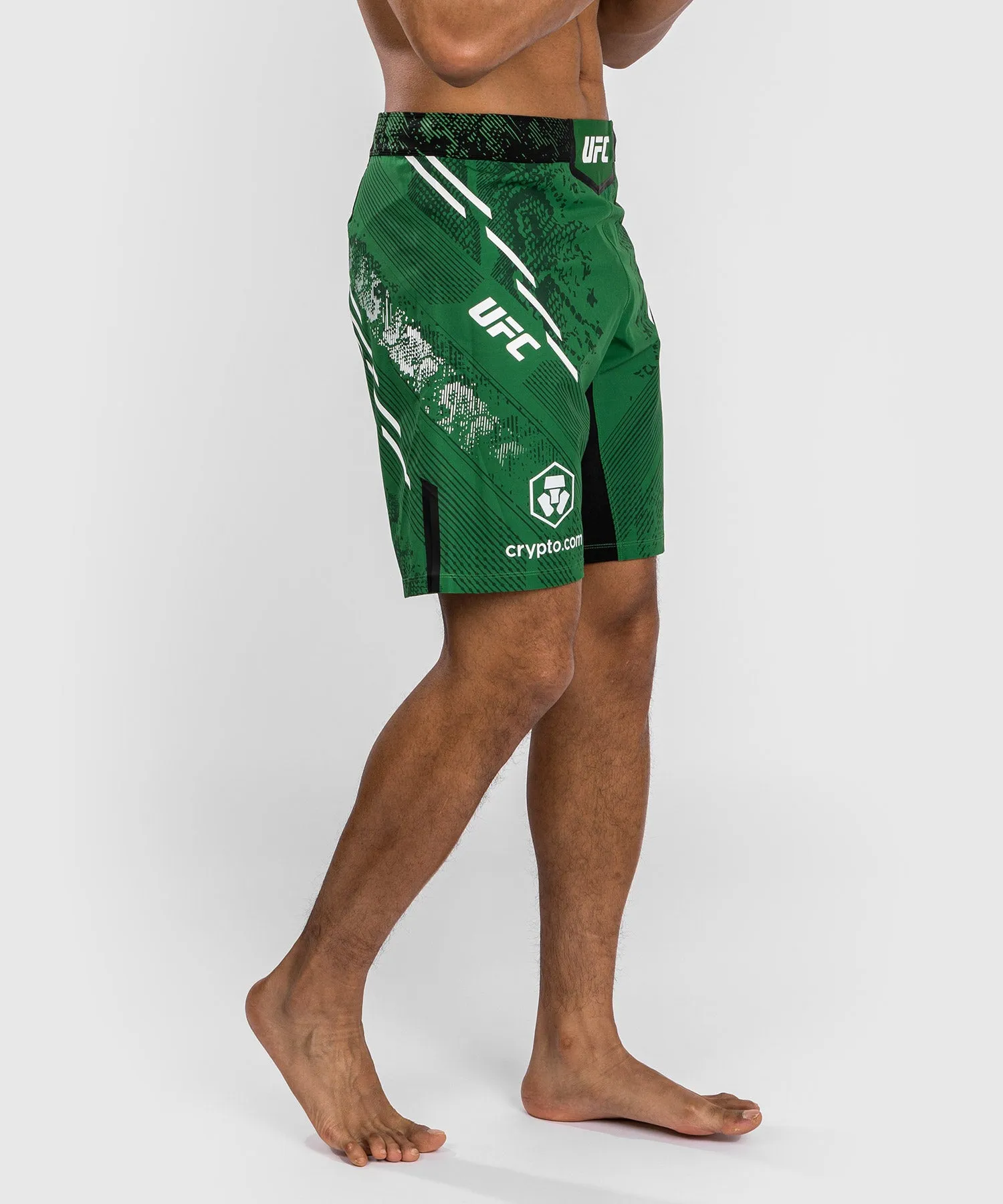 UFC Adrenaline by Venum Authentic Fight Night Men's Fight Short - Long Fit - Green